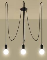 Liustra edison 3 juodas
