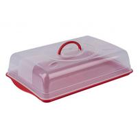 Padėklas plast. su dangčiu 40*30cm