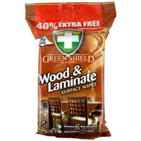 ŽALIOS servetėlės mediniams paviršiams 70vnt SHIELD WOOD&LAMIN