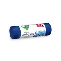 FORTE LDPE šiukšlių maišai 120L 10 vnt. su mazgais