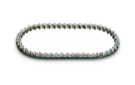 Margot Silver dekoratyvinis stovas 20x10x1 cm