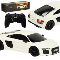 RC automobilis 1:24 AUDI R8 2015 baltos spalvos