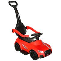 Vairuotojo stumiamas automobilis 3in1 su raudonais garsiniais žibintais