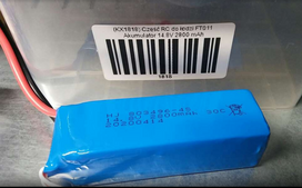 RC valties dalis FT011 Baterija 14.8V 2800 mAh