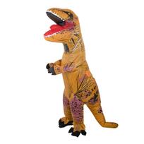 Pripučiamas dinozauro kostiumas T-REX Giant brown 1,5-1,9m