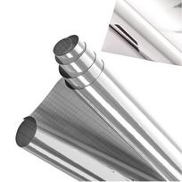 Veidrodinė ritininė plėvelė veidrodinė chromo sidabrinė 1,52x18m