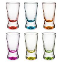 Stikliukai 25ml 6vnt X Orka spalv. mix 2520
