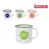Puodukas emal. 300ml RETRO