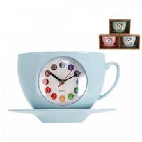 Laikrodis plast. sieninis 28cm COFFEE