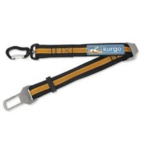 Automobilinis diržas šuniui prisegti oranžinis/juodas