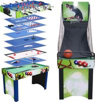 Daugelio žaidimų stalas 13-in-1 WORKER Supertable II