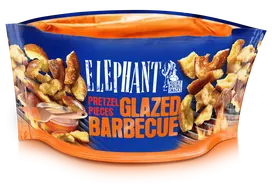 ELEPHANT krekeriai BBQ skonio,  75 g