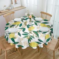 Lapo Gėlės Apvalios Stalo Staltiesė Festivalio Vakarienei Vandeniui Atspari Staltiesė Stalo Užtiesalas Vestuvių Vakarėlio Dekorui 4pcs 33x48 Table mat