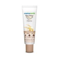 Mamaearth Rice Water Tone Up Face Cream with Rice Water & Niacinamide for Glass Skin 50g | Instantly Brightens | Korean Rice Tone Up