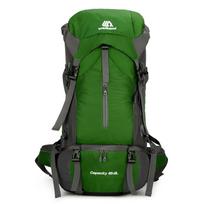 Žygio kuprinė 70L Ypač didelė kuprinė 3-5 dienoms Atspari vandeniui Alpinizmo stovyklavimo kuprinė Trav light green