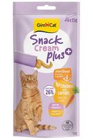 GimCat Snack Cream Plus Sterilised Chicken with Carrot 6x15 g | 113821 | 4002064422589