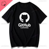 Github Programuotojo Beždžionės Marškinėliai Techninis Vyriškas GEEK Parodija IT Crazy Nerd Nerd Trumpomis Rankovėmis Grynos Medvilnės Geek Vyras Ropa Hombre S