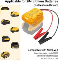 Jump Starter for 20V-60V Batteries, 11AWG 1.2FT Automotive Booster Cables (Battery Not Included) United States