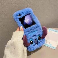 For Motorola Moto Razr 40 50 ultro Razr Plus 2024 Plush Embroidered 3D Cartoon Stitch Phone Case Protection Cover Moto Razt 50