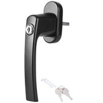 Stainless Steel Window Handles Lock With Key & Screws Balcony Door Handle Lockable Double Glazing Window Handle 1