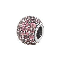 Pandora Rožinis Burbuliukų Pakabukas Moteriški Papuošalai Sidabrinis 791755HCZ Pink