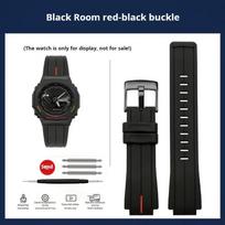 Silikoninė apyrankė Casio G-SHOCK GA-2100 Silikoninis dirželis GA2100 GA2110 GA-B2100 DW5600 GM5600 Atnaujintas vyriškas guminis laikrodžio dirželis 16mm Convex