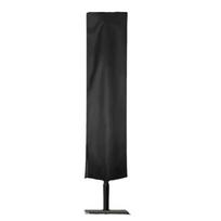 Patvarus poliesterio lauko skėčio uždangalas, atsparus vandeniui ir vėjui, juodas Oksfordo audinys 190*50*30cm/74.80*19.69*11.81in black