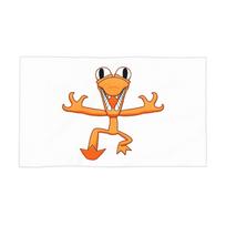 Orange Rainbow Friend Soft Face Towel Quick Dry Pool Bath Cotton Towels Absorbent W40*H60(CM)