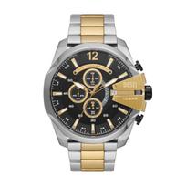 Diesel Mega Chief Chronograph Stainless Steel Watch One Mega Chief Chronograph Stainless Steel Watch DZ4581 - DZ4581, Tritone, Size, -