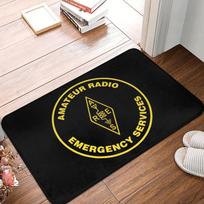 Licensed Ham Retro Radio Operator Doormat Anti-Slip Kitchen Bath Mat Living Room Door Mat Floor Entrance Carpet Rug Doormat 40x60cm