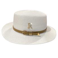 Sunscreen Metal R Beach Cap Anti-UV Women Lady Girl Church Hats Sun Visor Hats  Spring Summer balta
