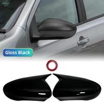 For Nissan Qashqai J10 2007-2014 Car Rearview Side Mirror Cover Wing Cap Sticker Exterior Door Rear View Case Trim Carbon