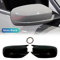 For Dodge Challenger 2011-2026 models car side mirror housings wing cover trim carbon fiber glossy black decorative covers