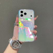 Iridescent Gradient iPhone 17 Pro Max Magnetic Case - Apple 16 PM Compatible, Transparent, Full Coverage, Protective iPhone 12 Pro Max