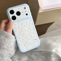Drop-Proof Blue Floral iPhone 15/14 Pro Max Case iPhone 15 Pro