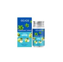 EELHOE Burnos higiena Peppermint Cool burnos skalavimo skystis Fresh Mouth Care Dantų valymo priežiūra Vienkartinė seilė Nešiojama Enjuague Bucal Mouth Wash Green Apple 30pcs/bottle