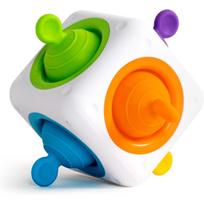 Fat Brain Toys Tugl Cube Popping Fidget Toy, Engaging for Toddlers, Kids, Teens, Adults - Relaxing Handheld Fidget Cube, 2 Years and Up 7*7*7cm