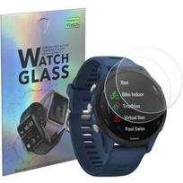 Grūdintas stiklas Garmin Forerunner 255 - Forerunner 255 Music [2 vnt.] Apsauginė ekrano plėvelė laikrodžiui Apsauganti nuo įbrėžimų Phonillico®