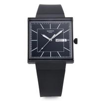 SWatch So34b701 What If Blackagain Public Urethane Watch SO34B701