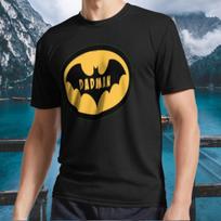 Nauji Marškinėliai Tėtismanas - Super Tėtismanas Šikšnosparnis Ji - Logotipas Aktyvūs Marškinėliai Juokingi Dydis S iki 5XL S