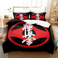 New 3D Print Kyokushin Karate Comfortable Duvet Quilt Cover Pillowcase Bedding Set Children Bedroom Decoration Home Textile 70x133cm 3pcs