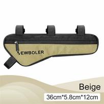 Frame Bag – Large-Capacity Triangular Bike Tool Bag, Lower Tube Inner Side Bag for Mountain & Road Bikes One Size