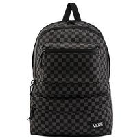 Vans Large Capacity Travel Commuter Polyester Backpack Regular Women backpack Black Checkered VN000GP1DWU Black Checkerboard
