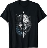 NEW Berserk Bear Warrior Odin Runes Norse Compass Viking T-Shirt S-4XL Unisex T-Shirt Graphic Tee XXXL