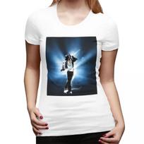 Michael Jackson Musicians Singers Dancers TShirt for Women ONeck Streetwear T Shirts Womens Tees Short Summer Clothes Tops S