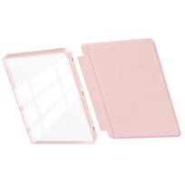 Auto Wake/Sleep e-Reader Case Split Design Detachable Magnetic Cover for Kindle Paperwhite 5 (11th Generation) 2026 6.8 inch rožinė