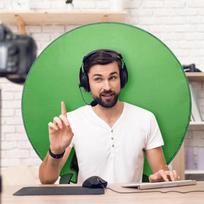 Y20A Green Screen Backdrop Photography Background Cloth For Game Live Photos Video Studio Folding Reflector Backdrop NONE