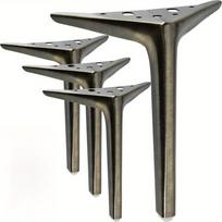Baldų kojelės, Kojelės baldams Rinkinys iš 4 vnt. Šiuolaikinės baldų kojelės Metalinės stalo kojelės Spintos, Sofos, Fotelio, Lovos, Komodos, Drabužių spintos Paaukštinimai 4pcs 25cm