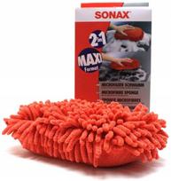 Sonax Duża Gąbka Z Mikrofibry Do Mycia Samochodu
