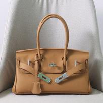 New Togo First-layer Cowhide Horizontal Model, Large-capacity Fashionable Leather Portable Shoulder Commuter Underarm Women's Bag 30x12x16cm
